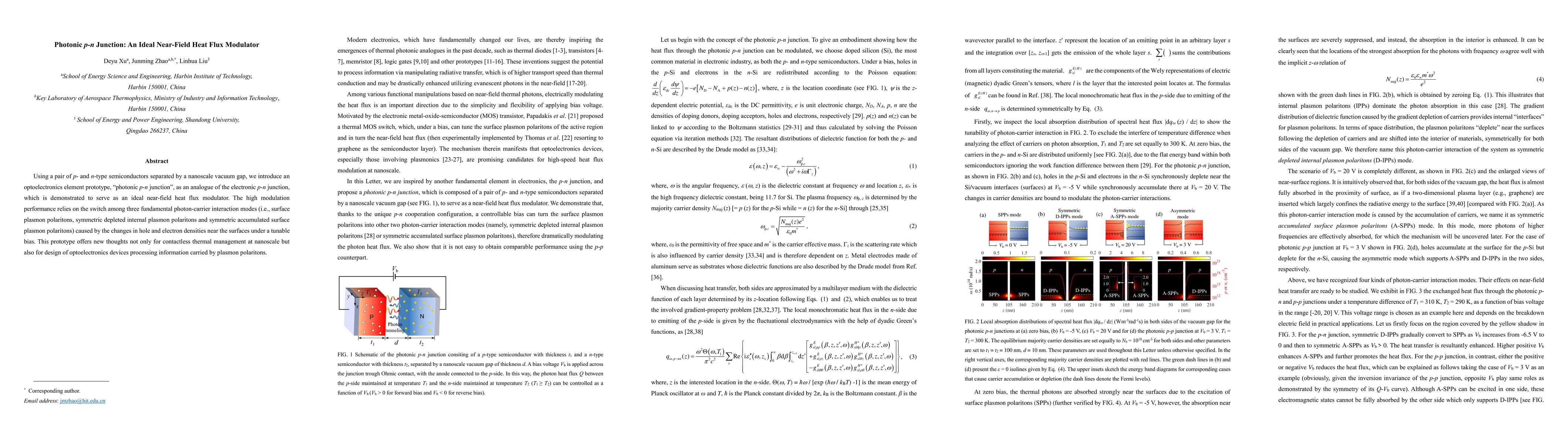 Thumbnail for Photonic p-n Junction: An Ideal Near-Field Heat Flux Modulator