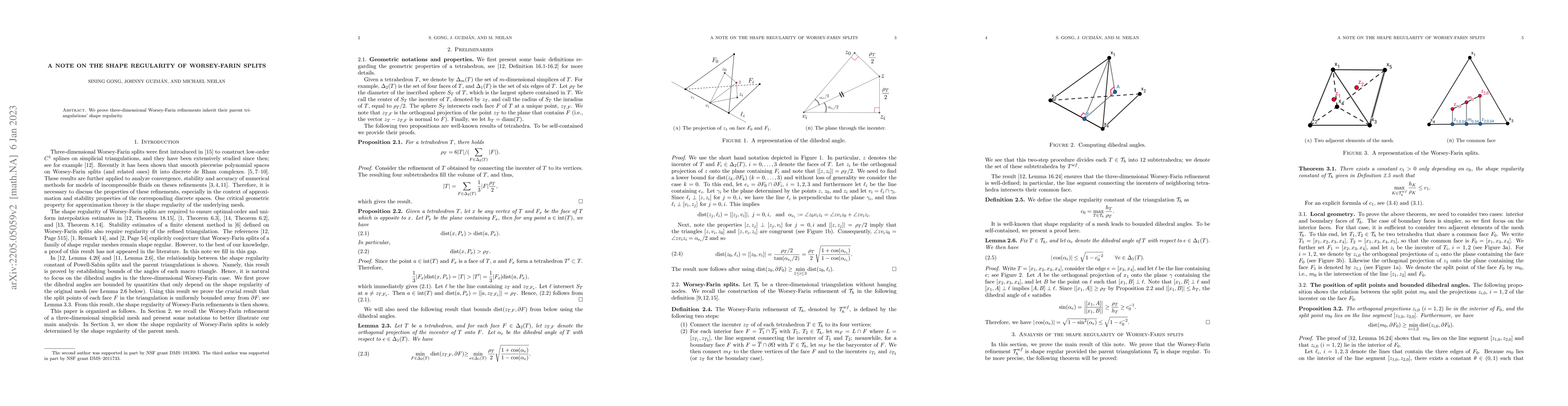 Thumbnail for A Note on the Shape Regularity of Worsey-Farin Splits