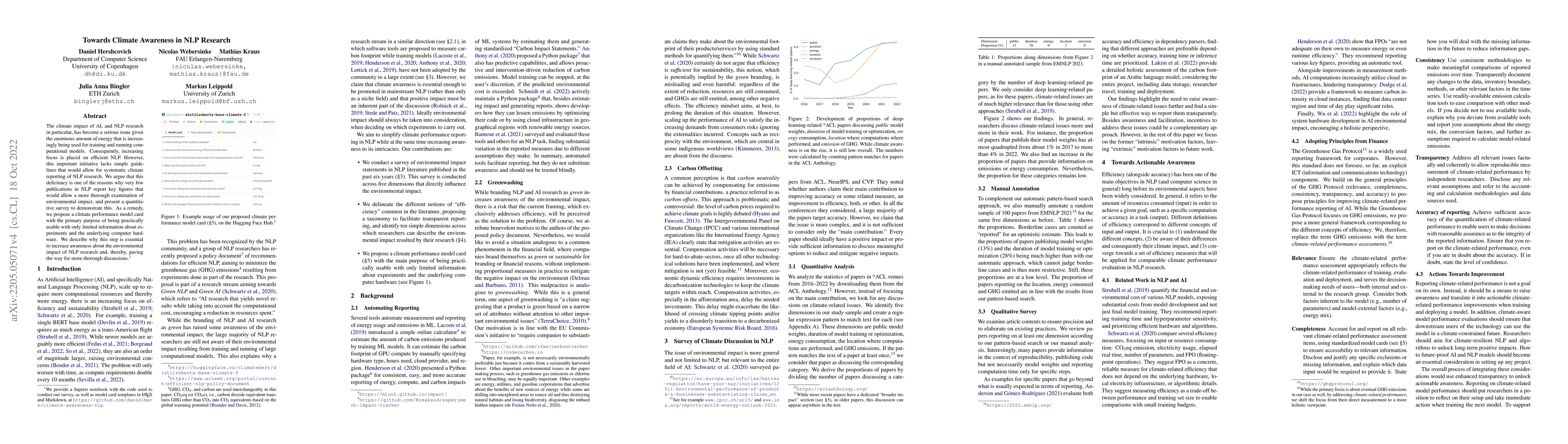 Thumbnail for Towards Climate Awareness in NLP Research