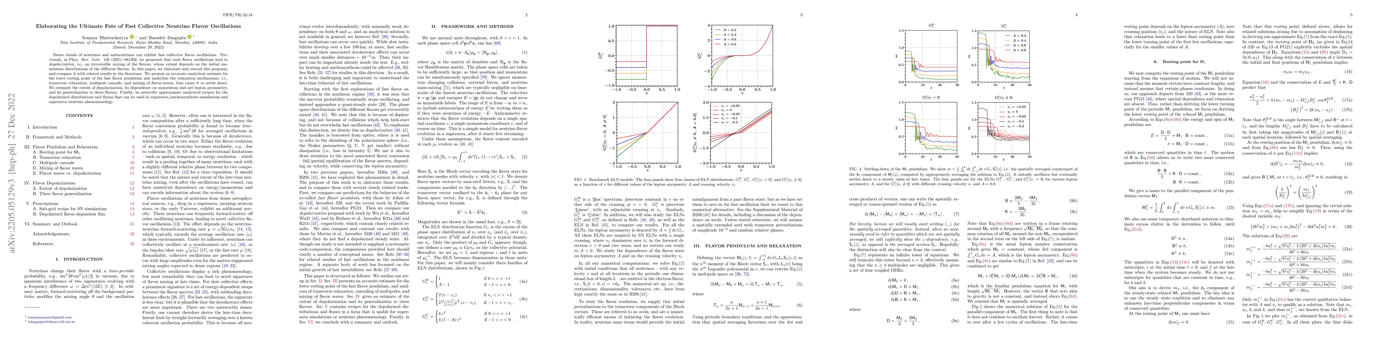 Thumbnail for Elaborating the Ultimate Fate of Fast Collective Neutrino Flavor
  Oscillations