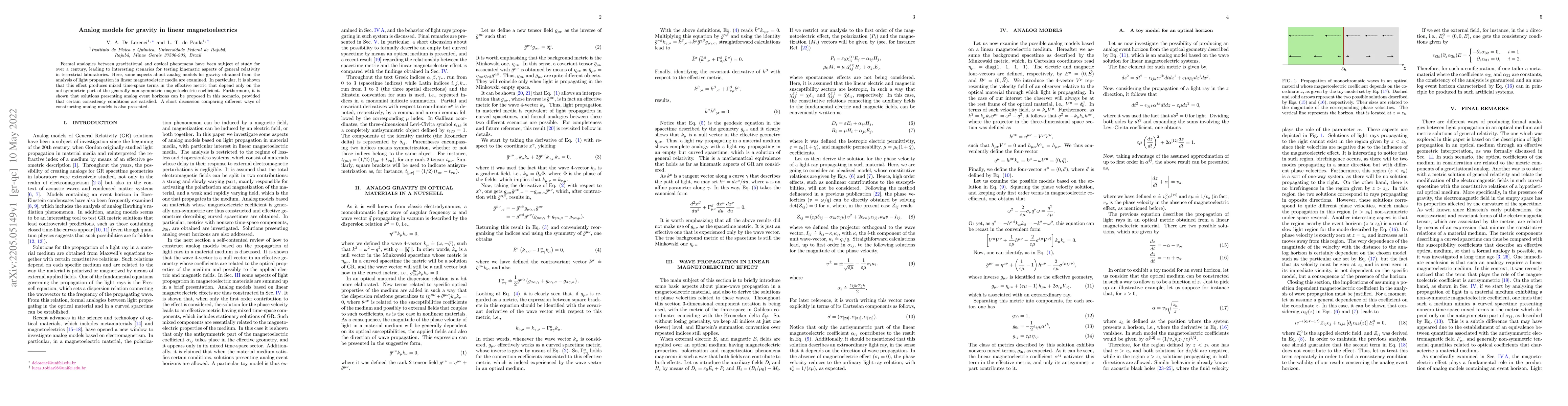 Thumbnail for Analog models for gravity in linear magnetoelectrics