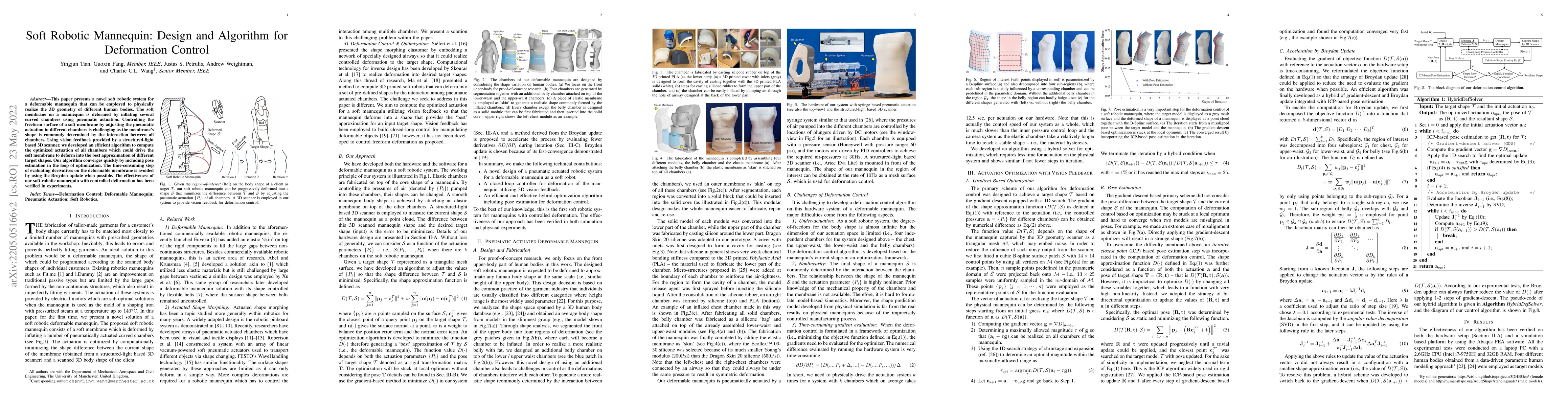 Thumbnail for Soft Robotic Mannequin: Design and Algorithm for Deformation Control
