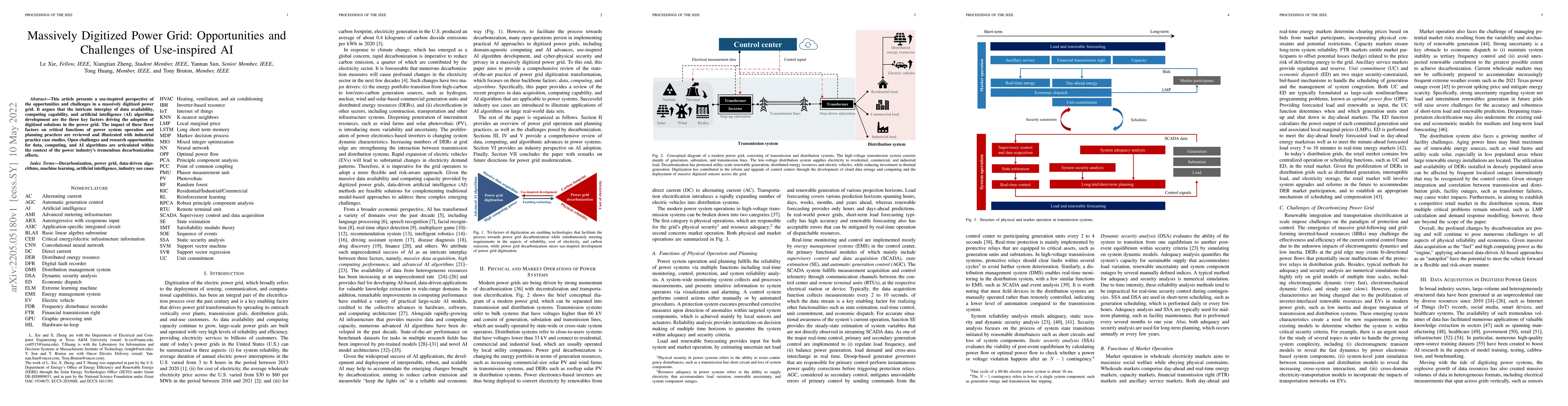 Thumbnail for Massively Digitized Power Grid: Opportunities and Challenges of
  Use-inspired AI