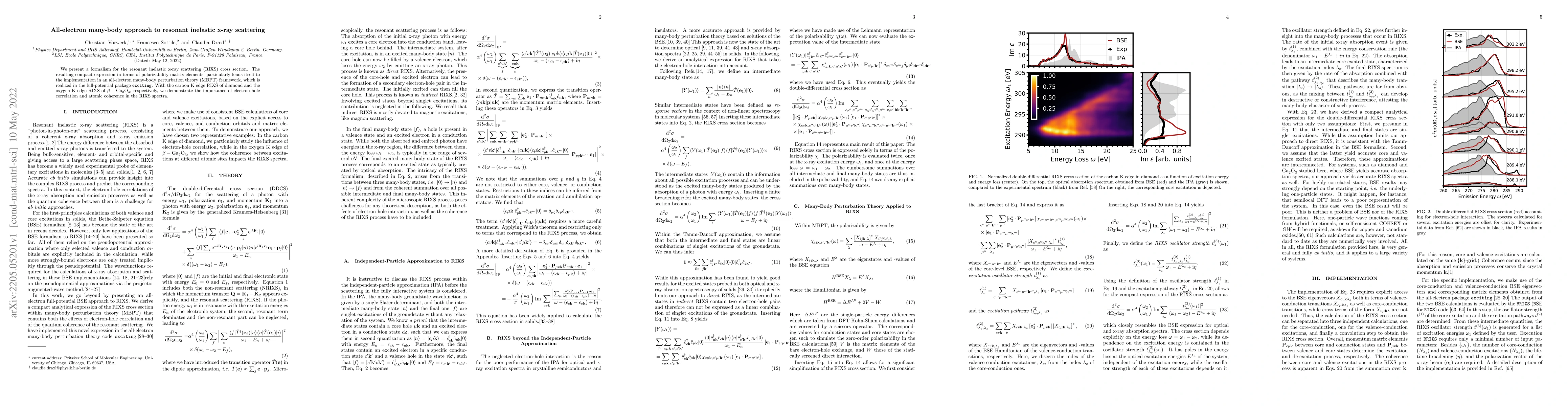 Thumbnail for All-electron many-body approach to resonant inelastic x-ray scattering