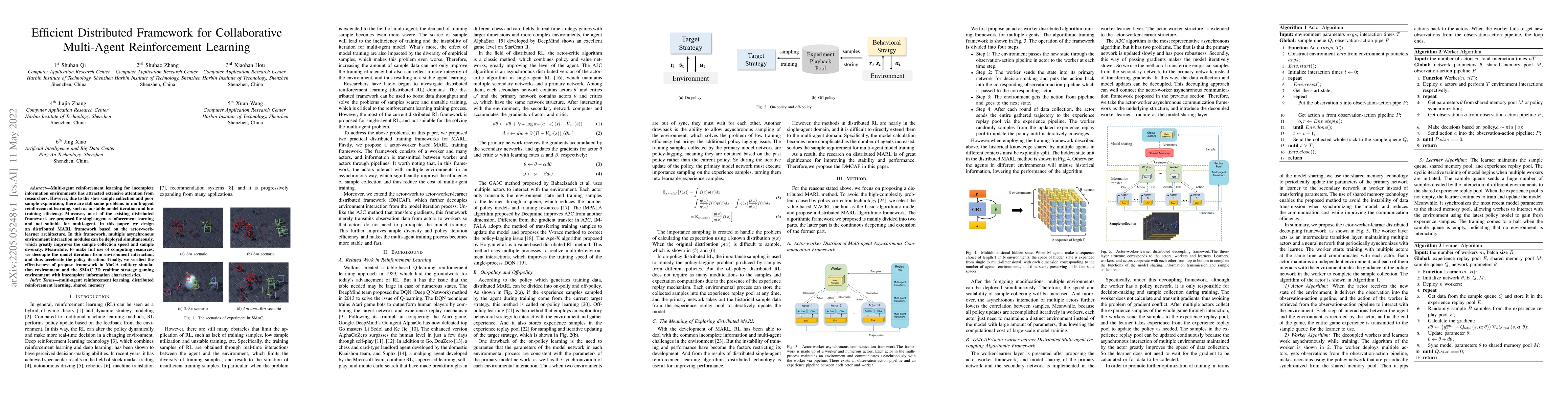 Thumbnail for Efficient Distributed Framework for Collaborative Multi-Agent
  Reinforcement Learning
