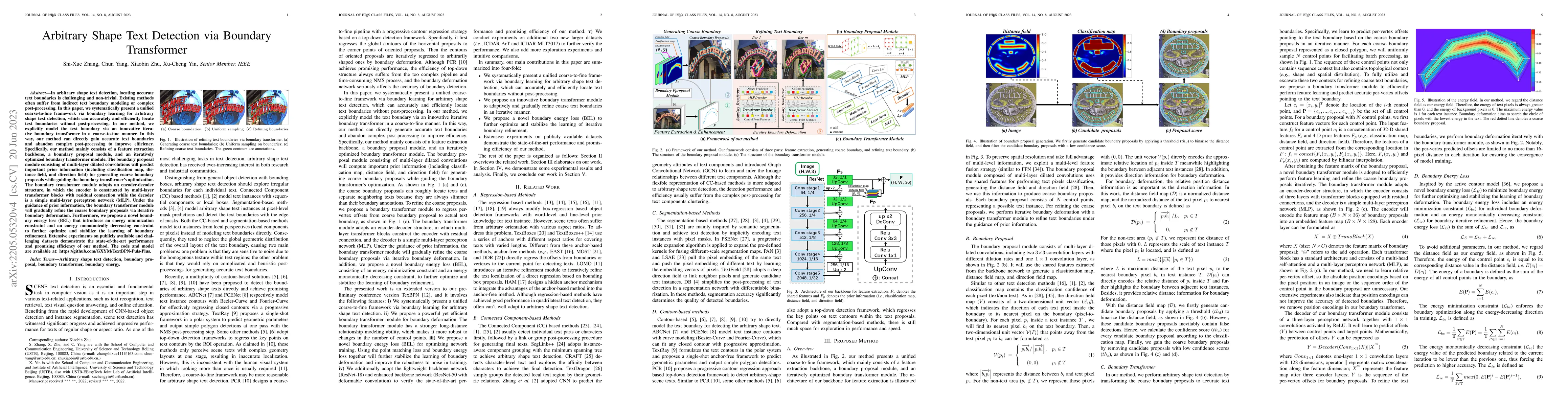Thumbnail for Arbitrary Shape Text Detection via Boundary Transformer