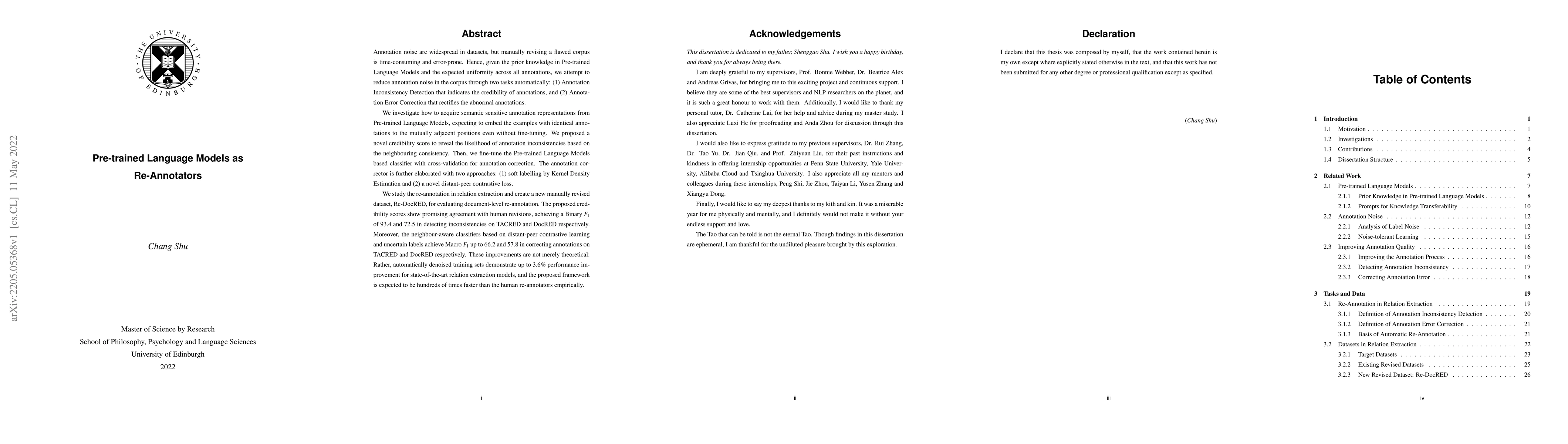Thumbnail for Pre-trained Language Models as Re-Annotators