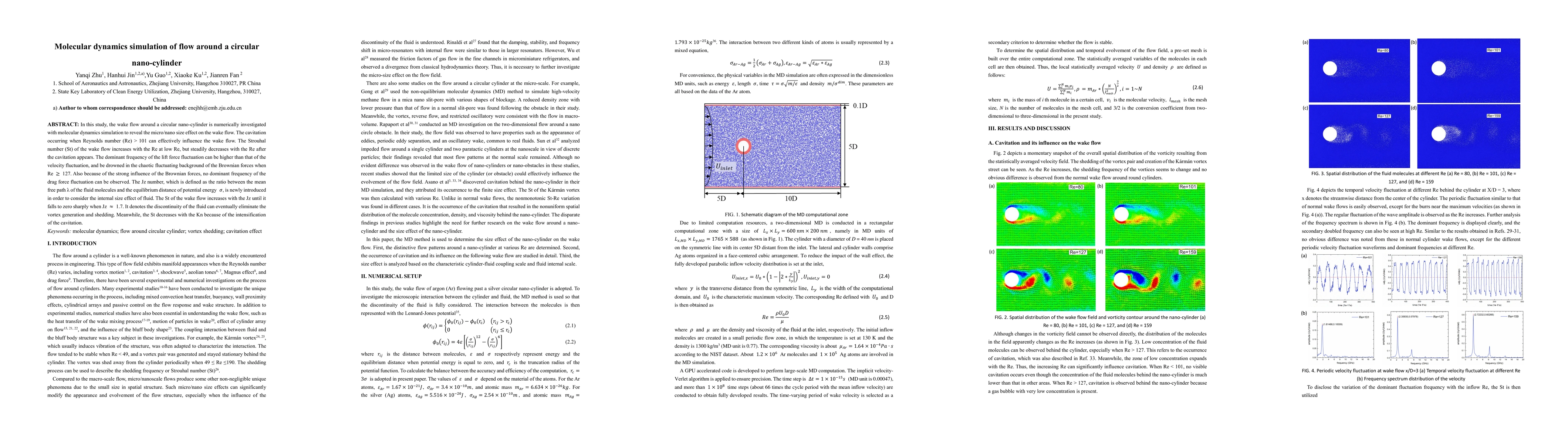 Thumbnail for Molecular dynamics simulation of flow around a circular nano-cylinder