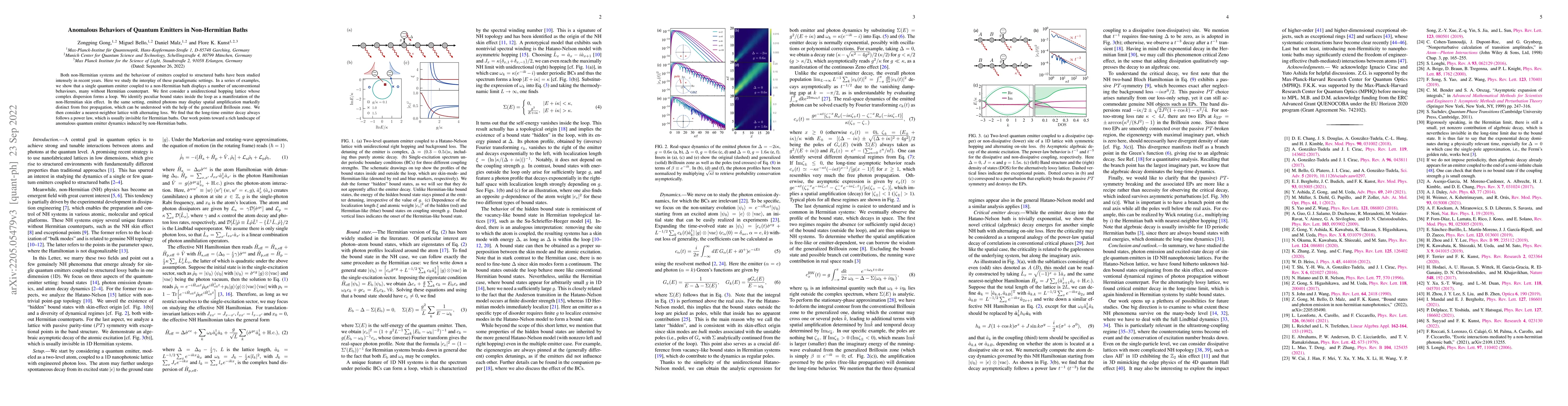 Thumbnail for Anomalous Behaviors of Quantum Emitters in Non-Hermitian Baths