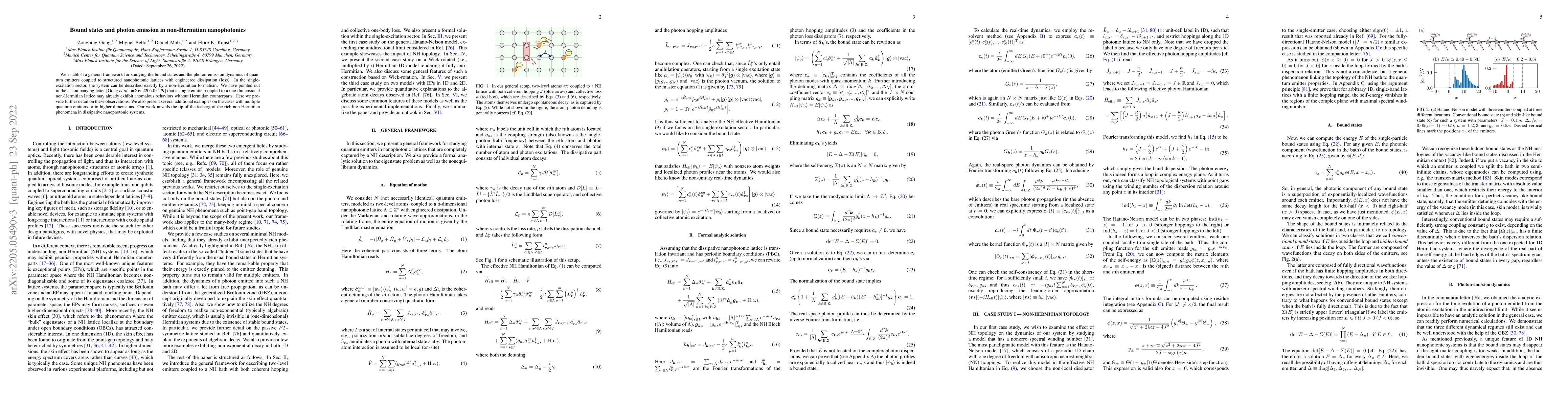 Thumbnail for Bound states and photon emission in non-Hermitian nanophotonics
