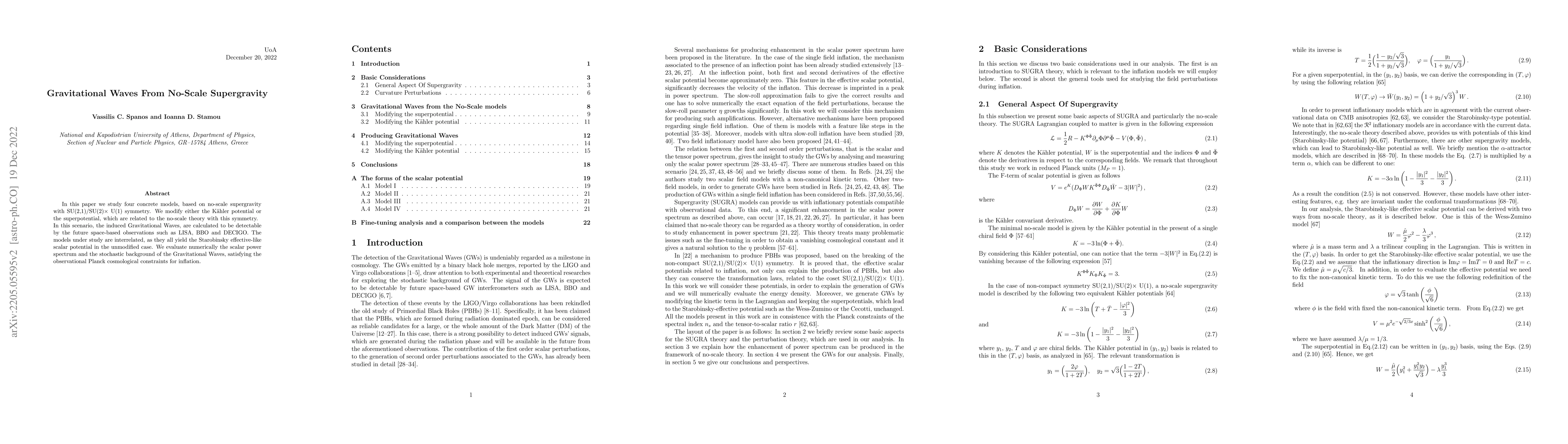 Thumbnail for Gravitational Waves From No-Scale Supergravity