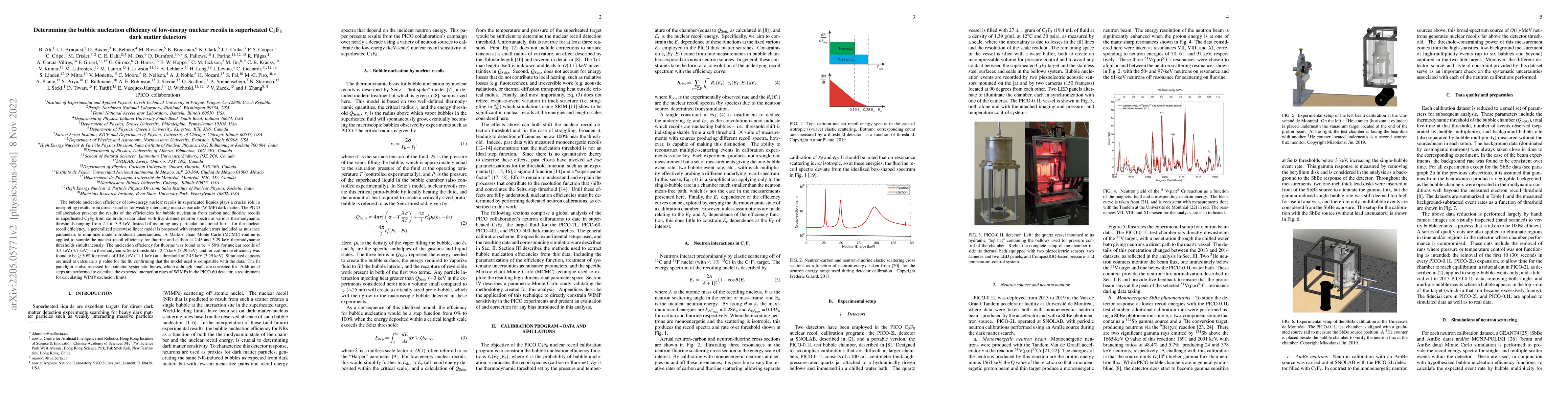 Thumbnail for Determining the bubble nucleation efficiency of low-energy nuclear
  recoils in superheated C$_3$F$_8$ dark matter detectors