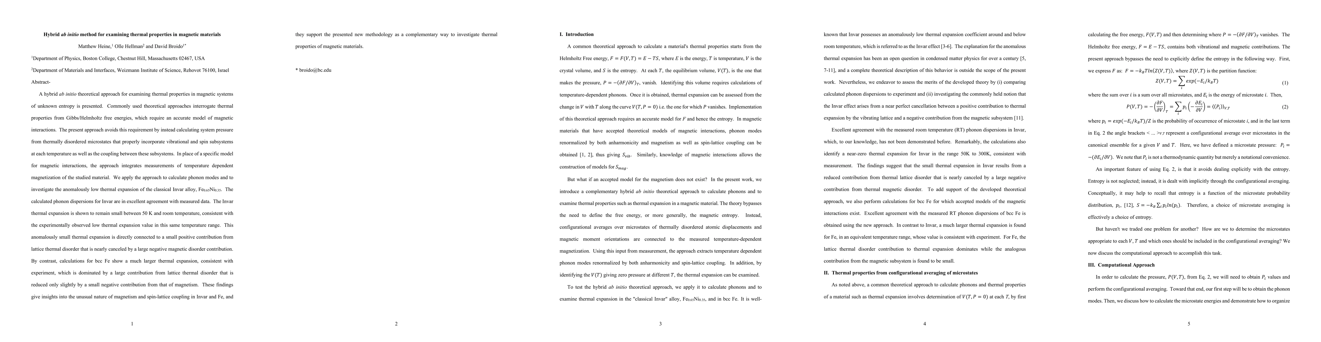Thumbnail for Hybrid ab initio method for examining thermal properties in magnetic
  materials
