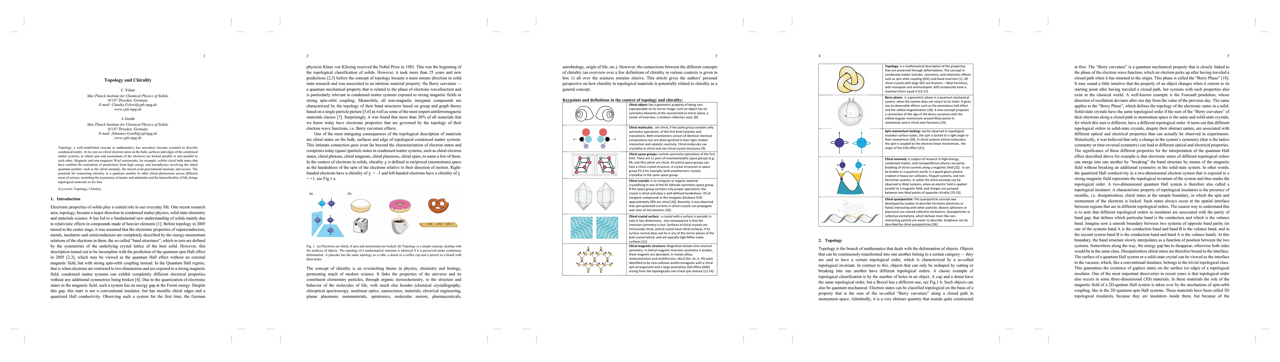 Thumbnail for Topology and Chirality