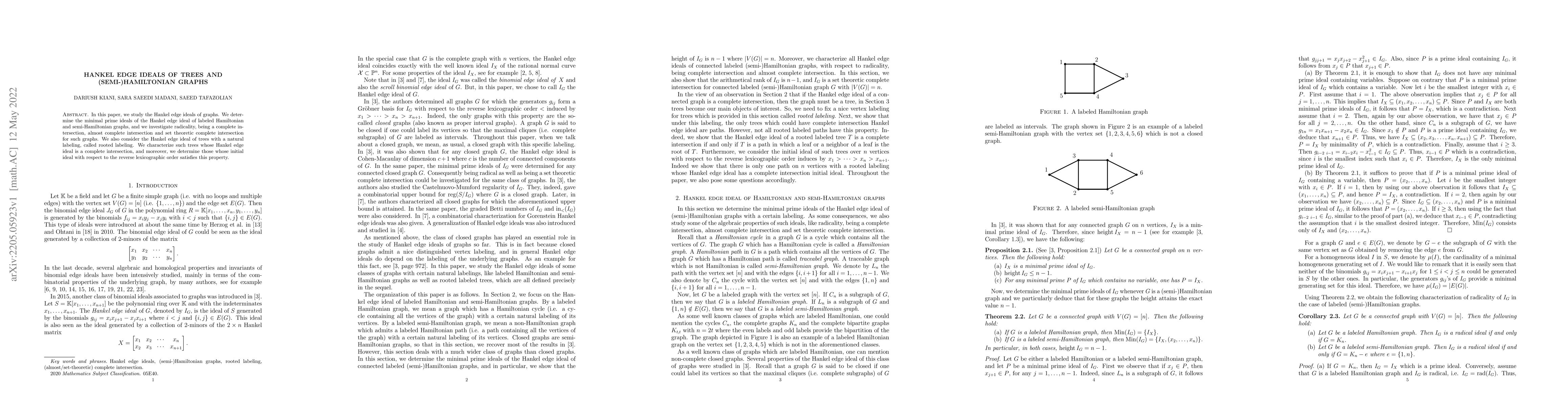 Thumbnail for Hankel edge ideals of trees and (semi-)Hamiltonian graphs
