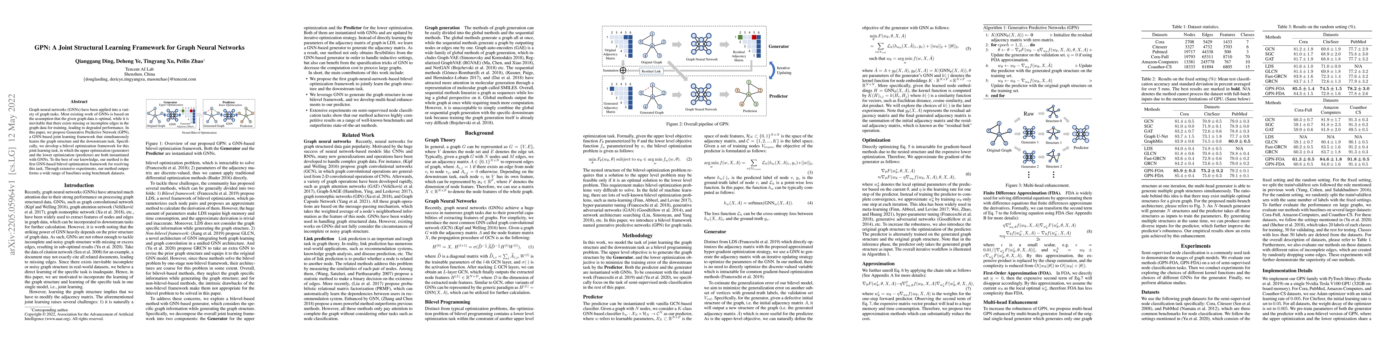 Thumbnail for GPN: A Joint Structural Learning Framework for Graph Neural Networks