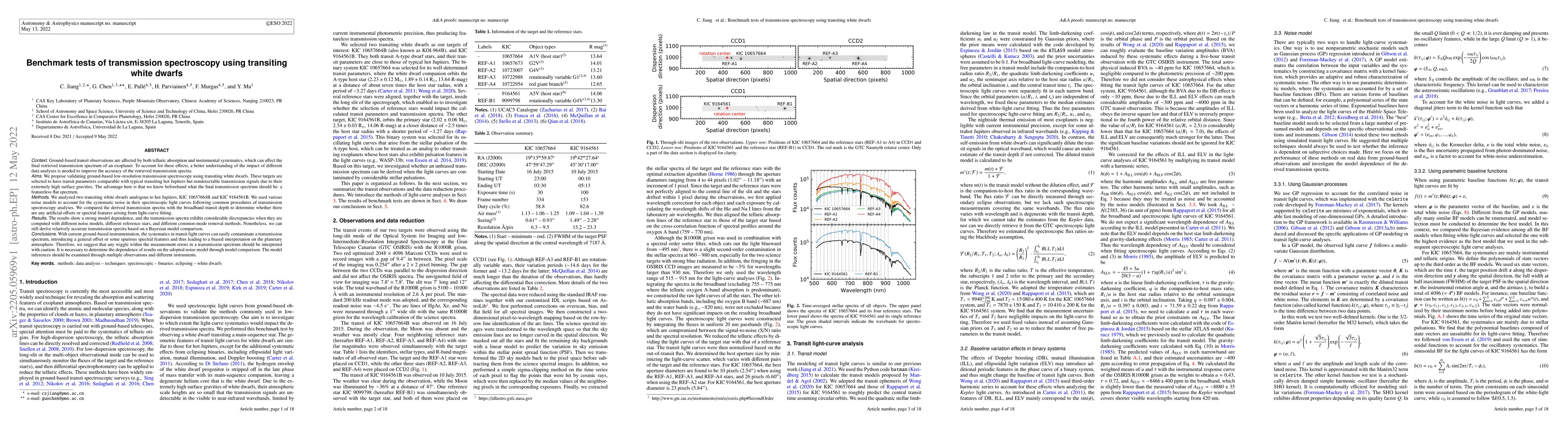 Thumbnail for Benchmark tests of transmission spectroscopy using transiting white
  dwarfs