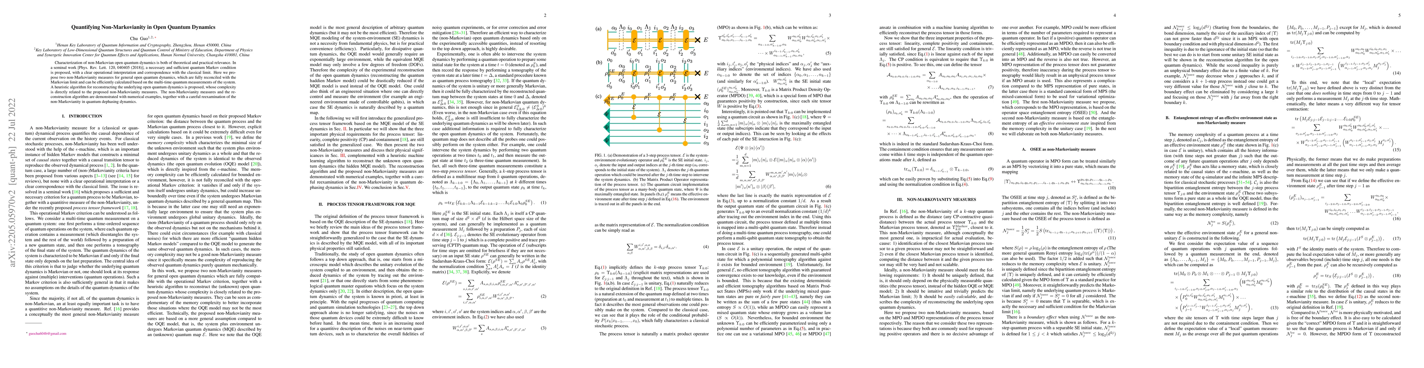 Thumbnail for Quantifying Non-Markovianity in Open Quantum Dynamics