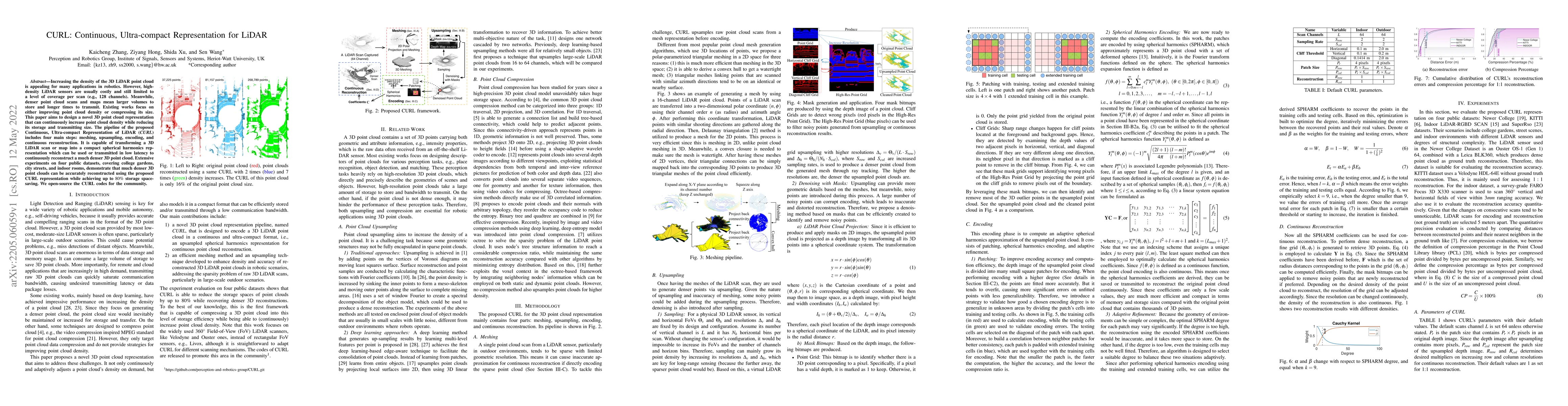 Thumbnail for CURL: Continuous, Ultra-compact Representation for LiDAR