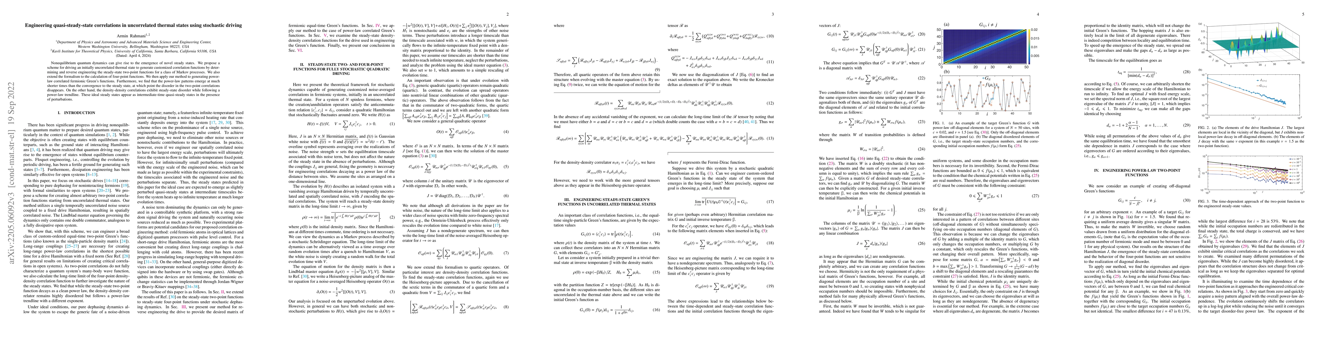 Thumbnail for Engineering quasi-steady-state correlations in uncorrelated thermal
  states using stochastic driving