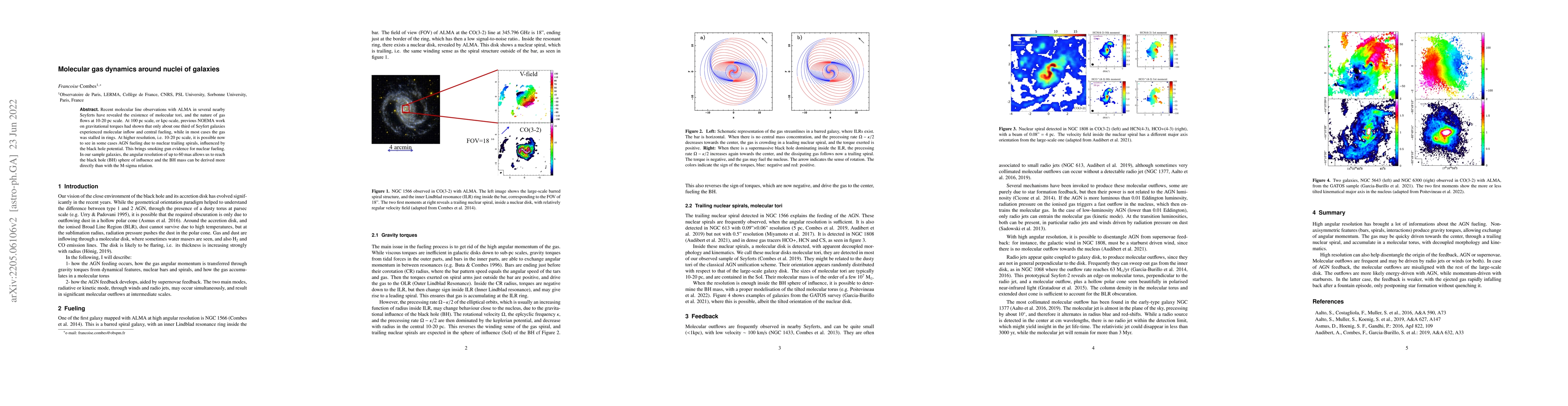 Thumbnail for Molecular gas dynamics around nuclei of galaxies