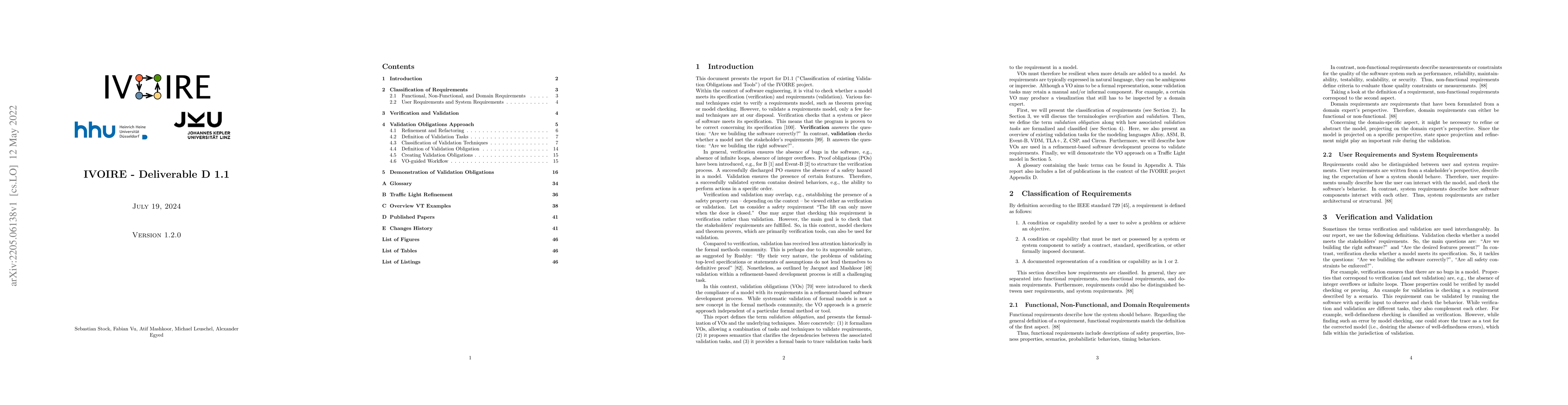 Thumbnail for IVOIRE Deliverable 1.1: Classification of existing VOs & tools and
  Formalization of VOs semantics