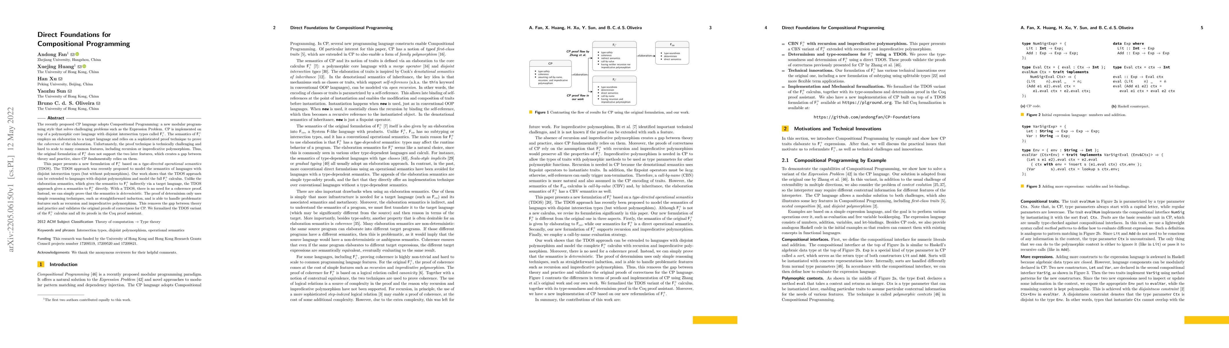 Thumbnail for Direct Foundations for Compositional Programming