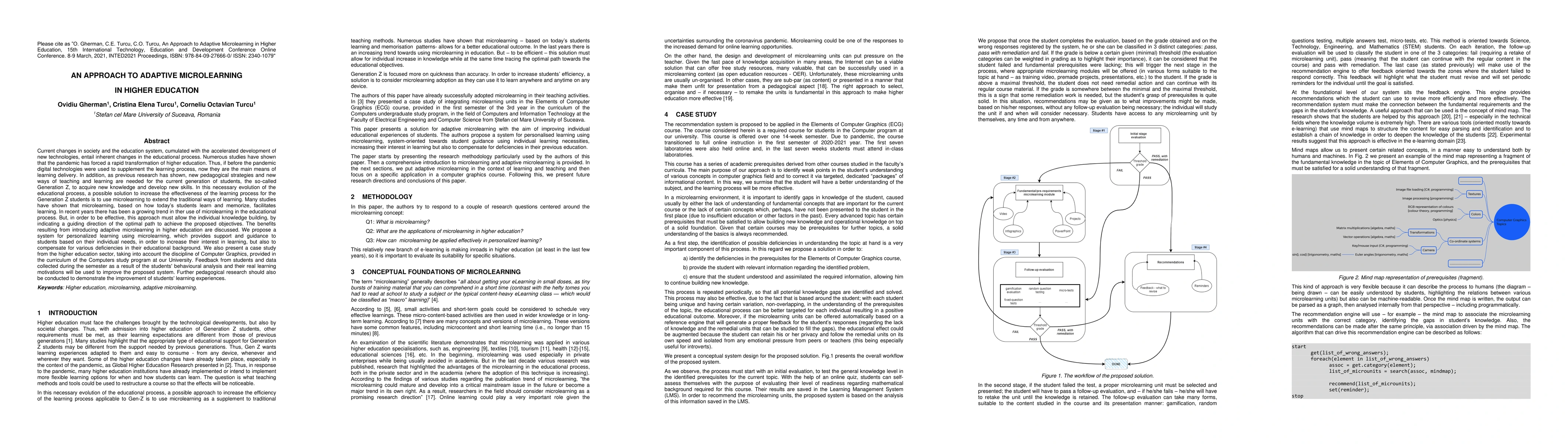 Thumbnail for An Approach to Adaptive Microlearning in Higher Education