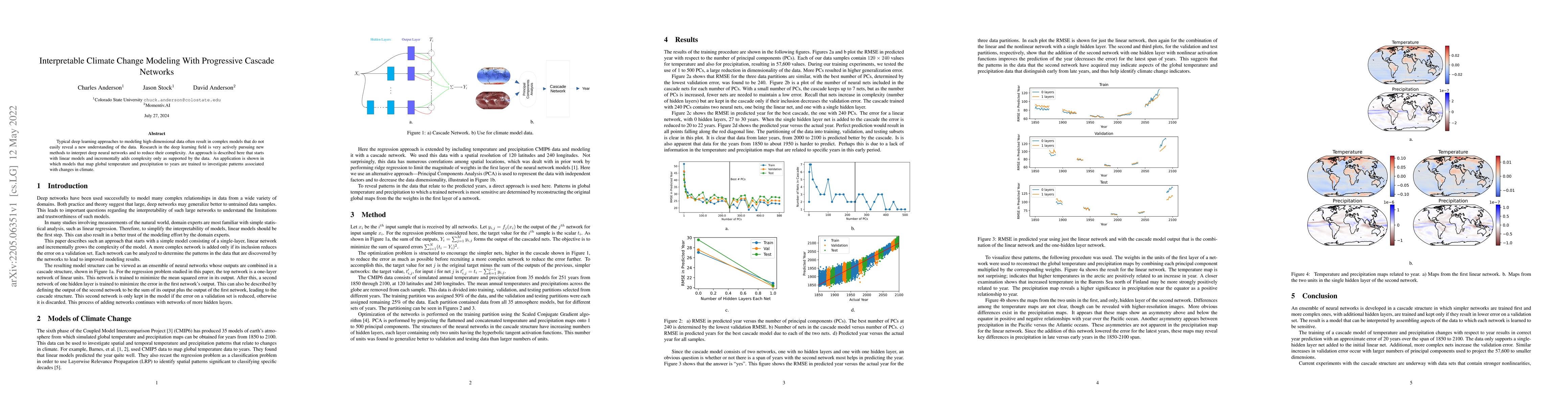 Thumbnail for Interpretable Climate Change Modeling With Progressive Cascade Networks