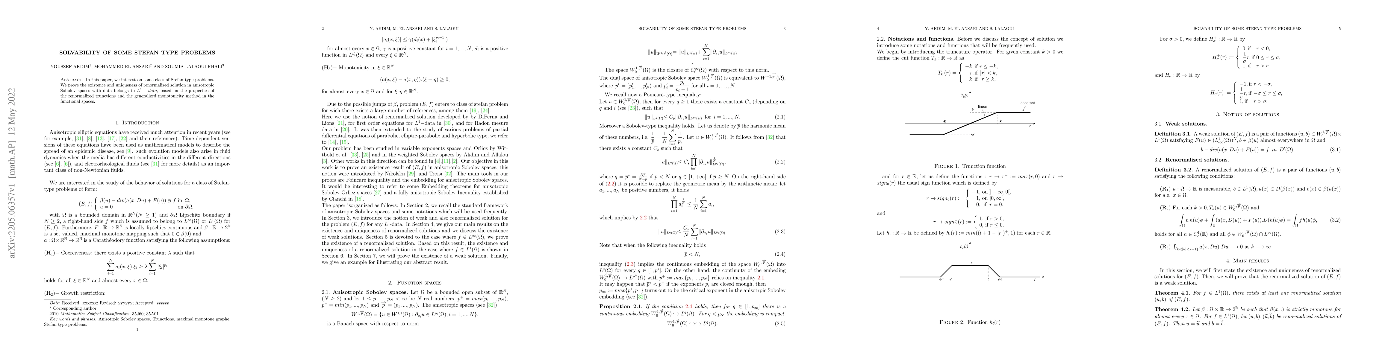 Thumbnail for Solvability of some Stefan type problems