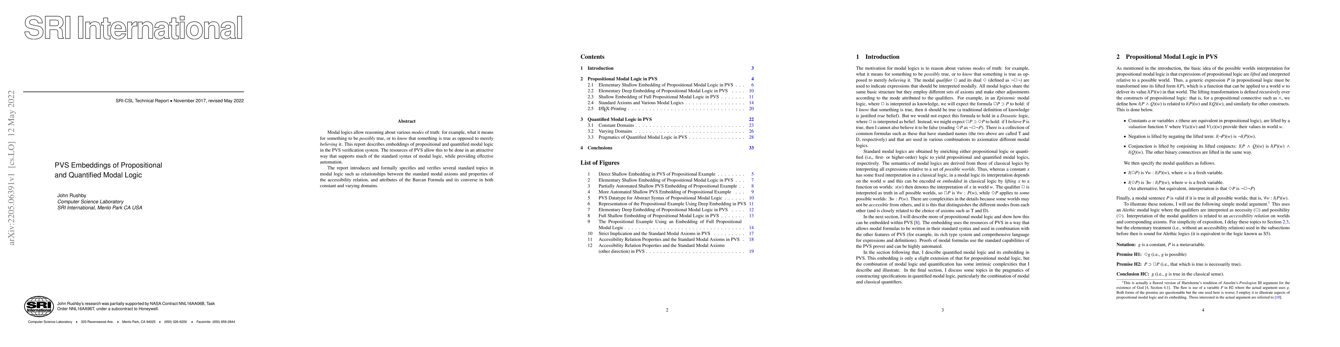 Thumbnail for PVS Embeddings of Propositional and Quantified Modal Logic