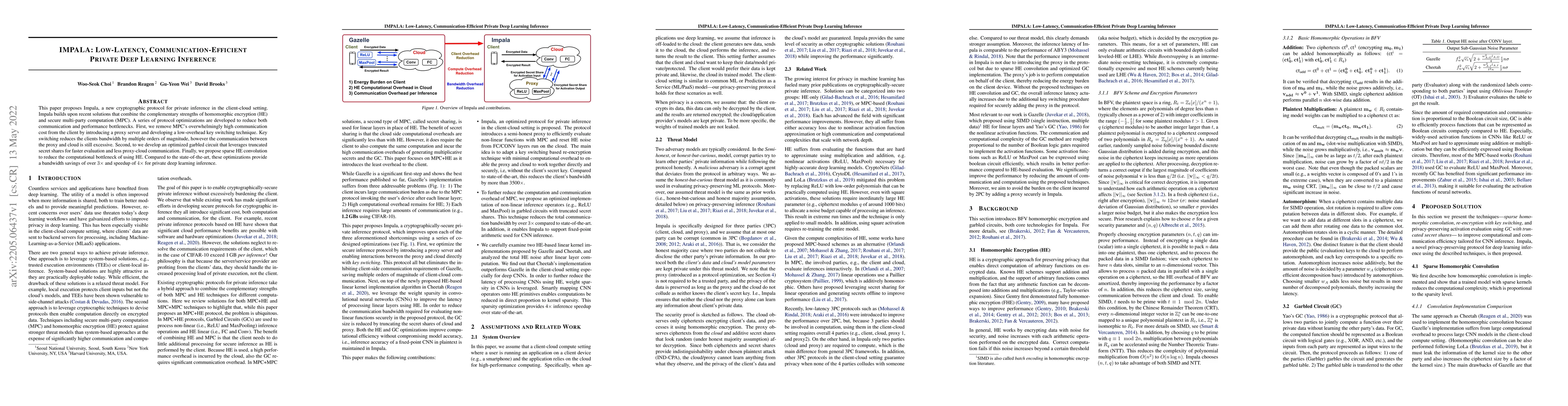 Thumbnail for Impala: Low-Latency, Communication-Efficient Private Deep Learning
  Inference