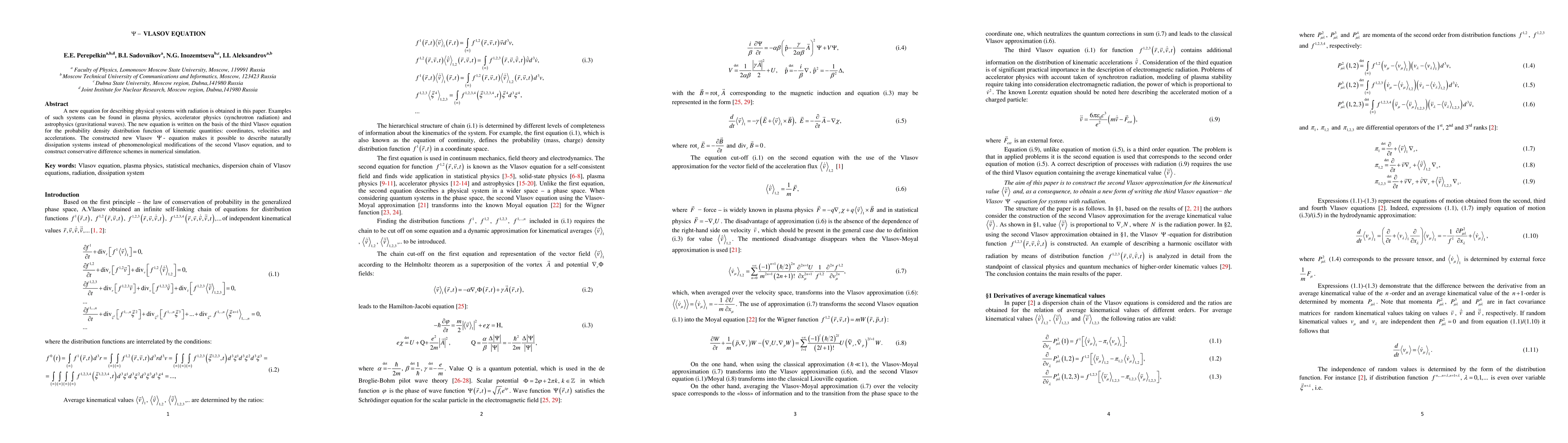 Thumbnail for PSI-Vlasov equation