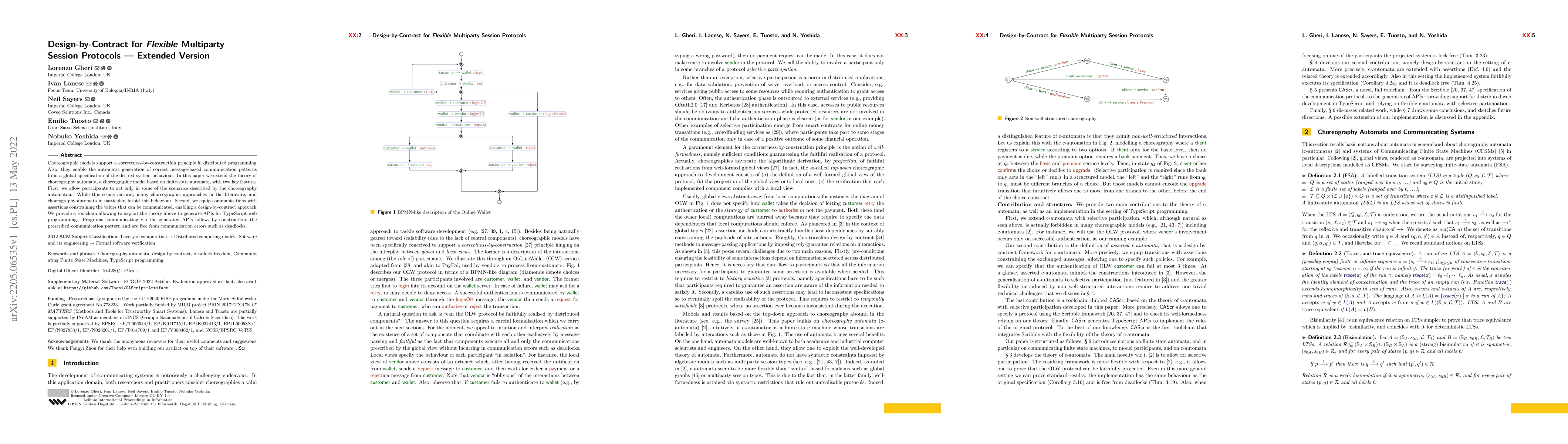 Thumbnail for Design-by-Contract for Flexible Multiparty Session Protocols -- Extended
  Version