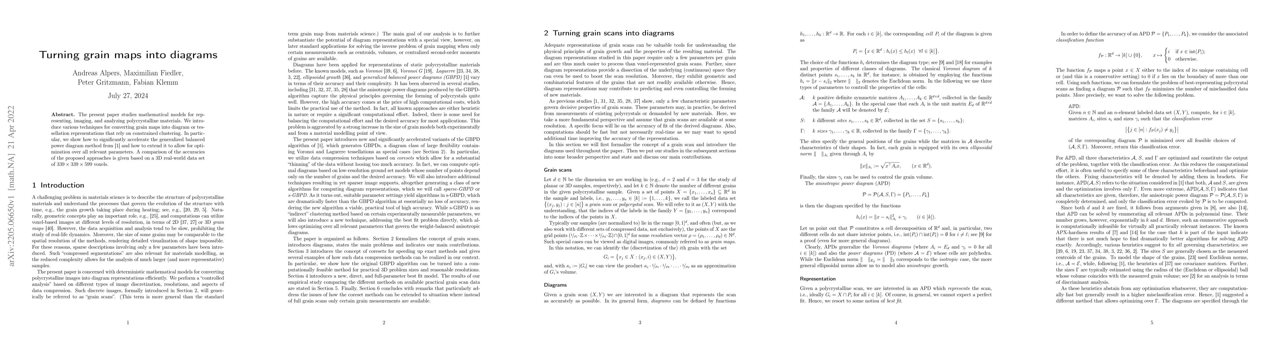 Thumbnail for Turning grain maps into diagrams