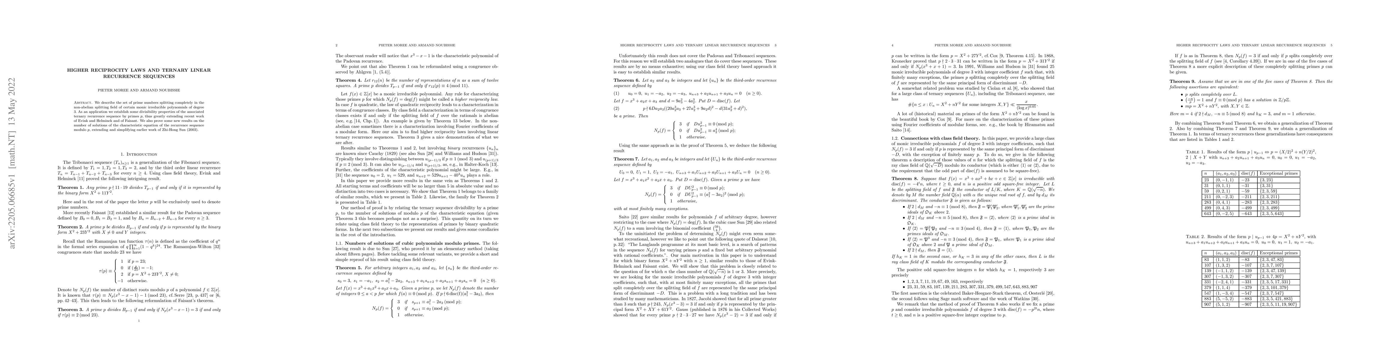 Thumbnail for Higher Reciprocity Laws and Ternary Linear Recurrence Sequences