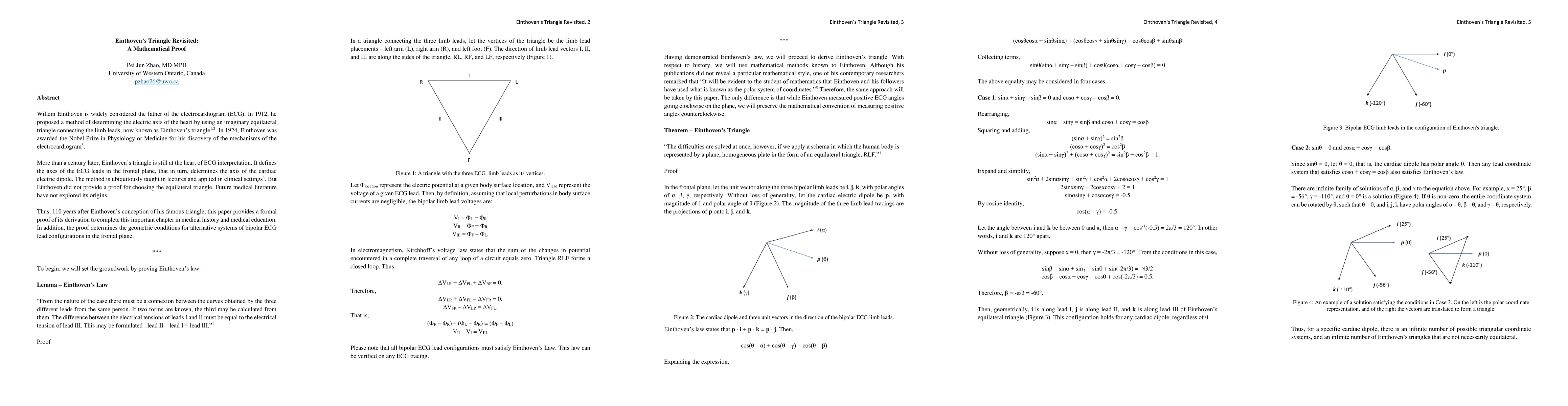 Thumbnail for Einthoven's Triangle Revisited: A Mathematical Proof