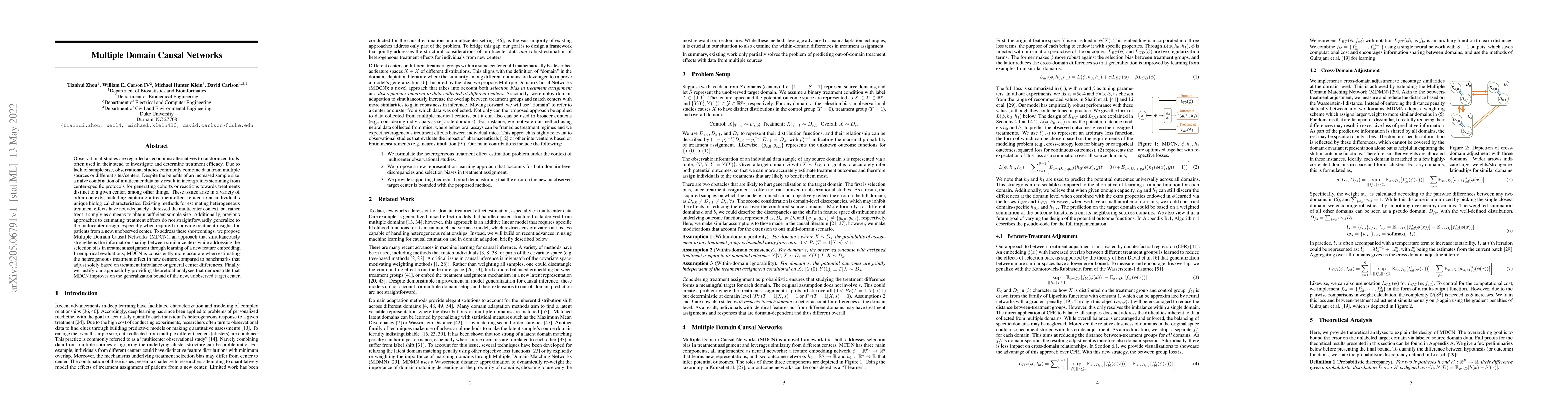 Thumbnail for Multiple Domain Causal Networks
