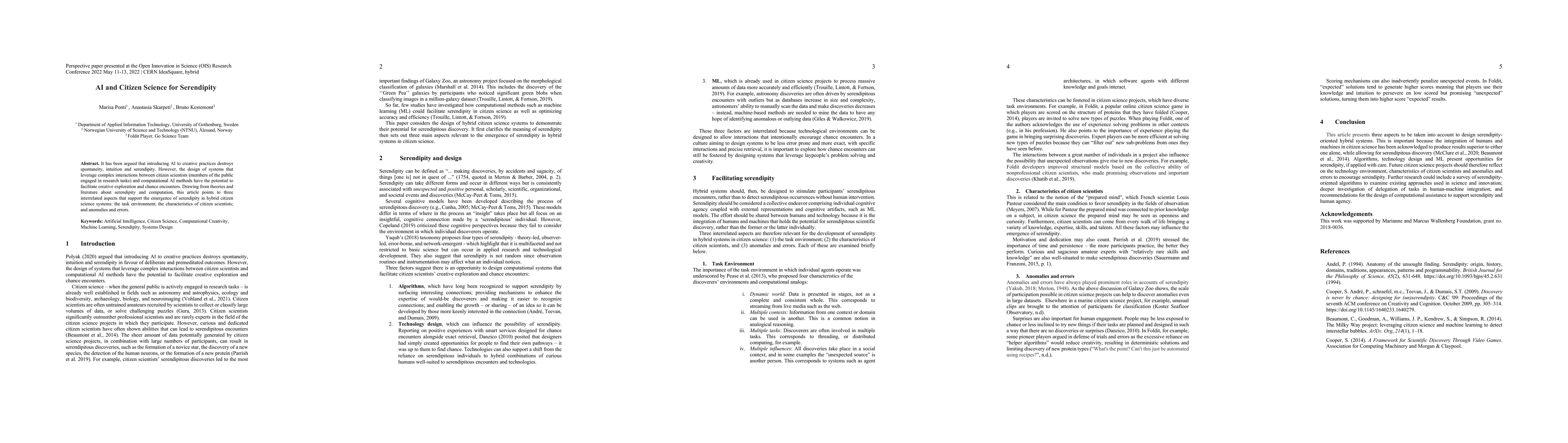 Thumbnail for AI and Citizen Science for Serendipity