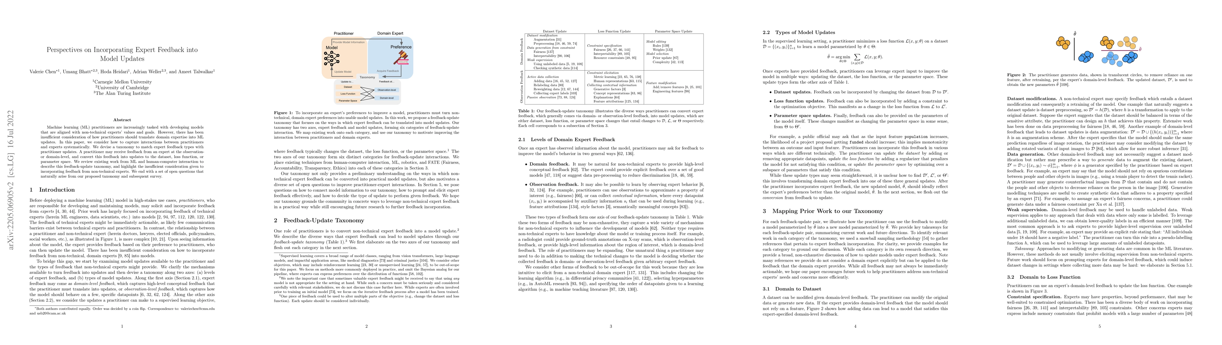 Thumbnail for Perspectives on Incorporating Expert Feedback into Model Updates