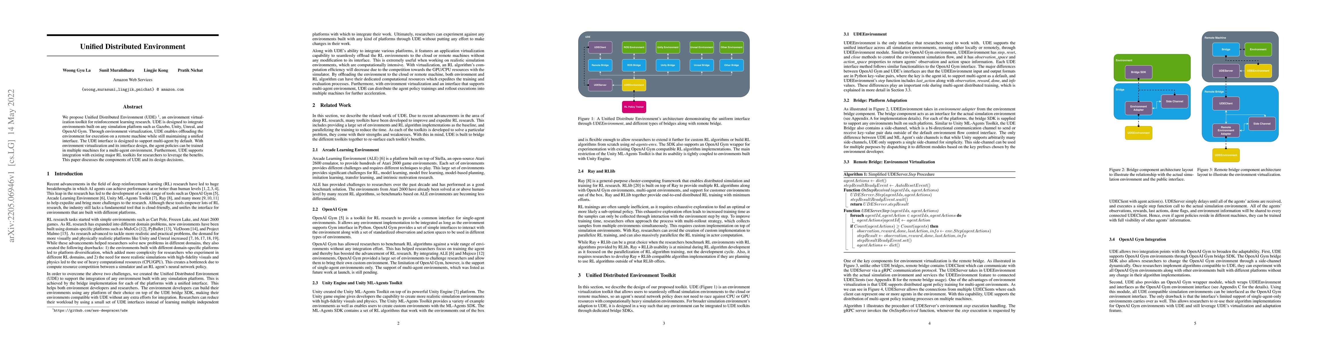 Thumbnail for Unified Distributed Environment