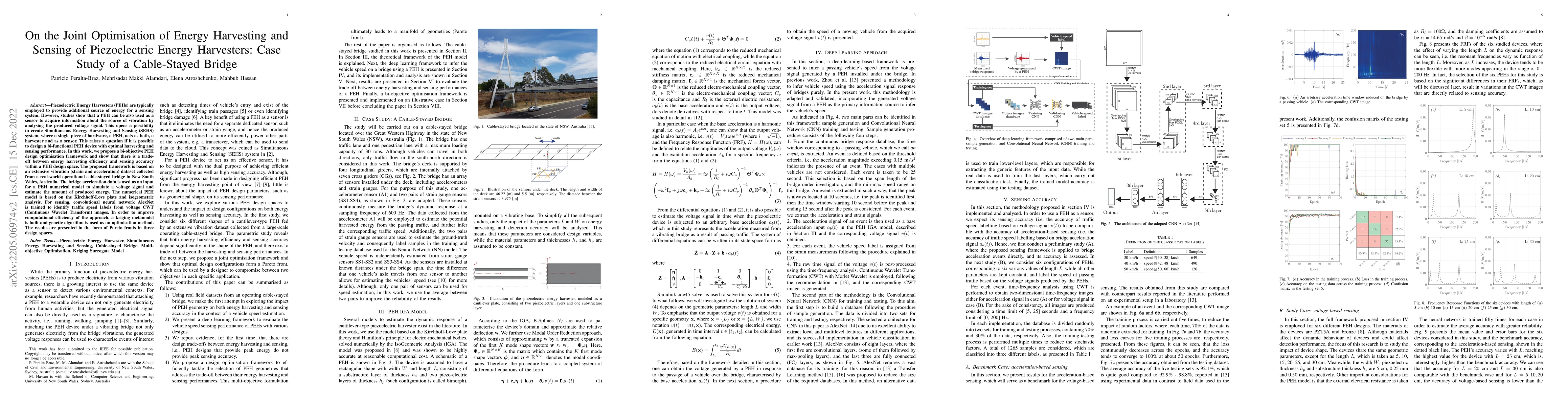 Thumbnail for On the Joint Optimization of Energy Harvesting and Sensing of
  Piezoelectric Energy Harvesters: Case Study of a Cable-Stayed Bridge