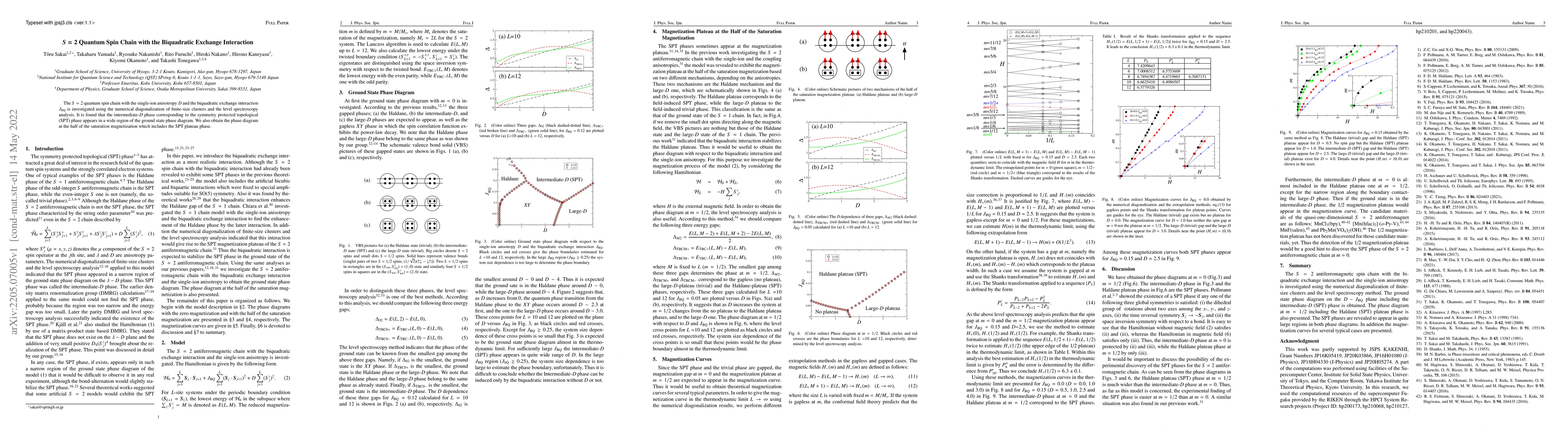 Thumbnail for S=2 Quantum Spin Chain with the Biquadratic Exchange Interaction