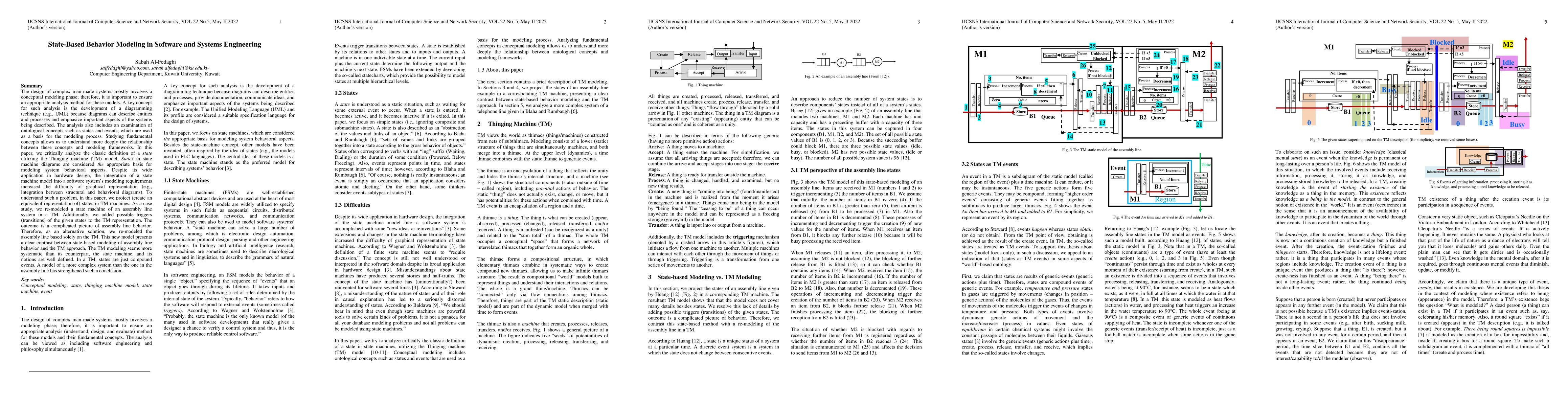 Thumbnail for State-Based Behavior Modeling in Software and Systems Engineering