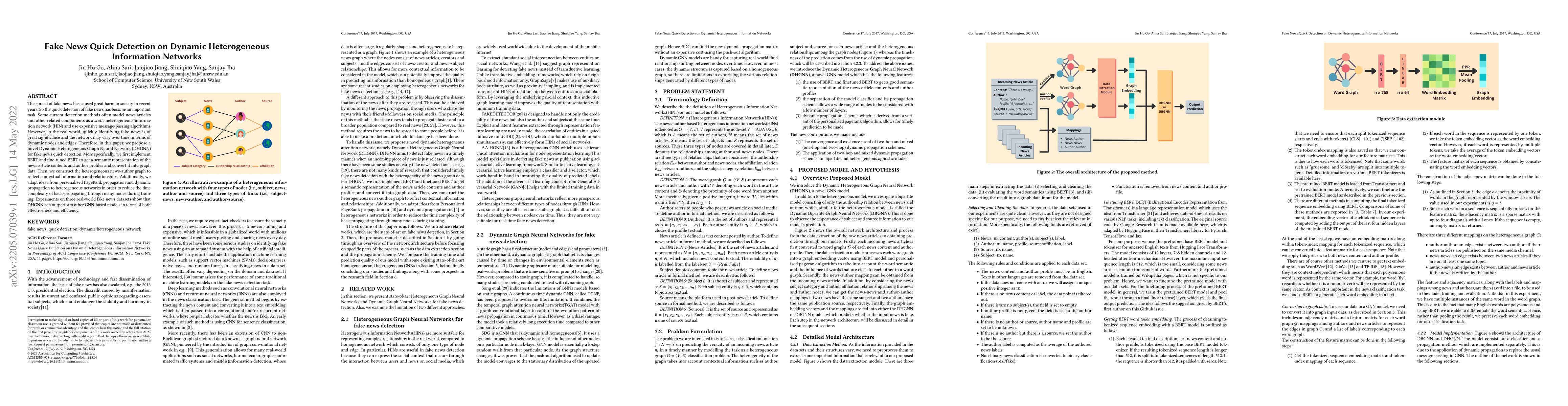 Thumbnail for Fake News Quick Detection on Dynamic Heterogeneous Information Networks
