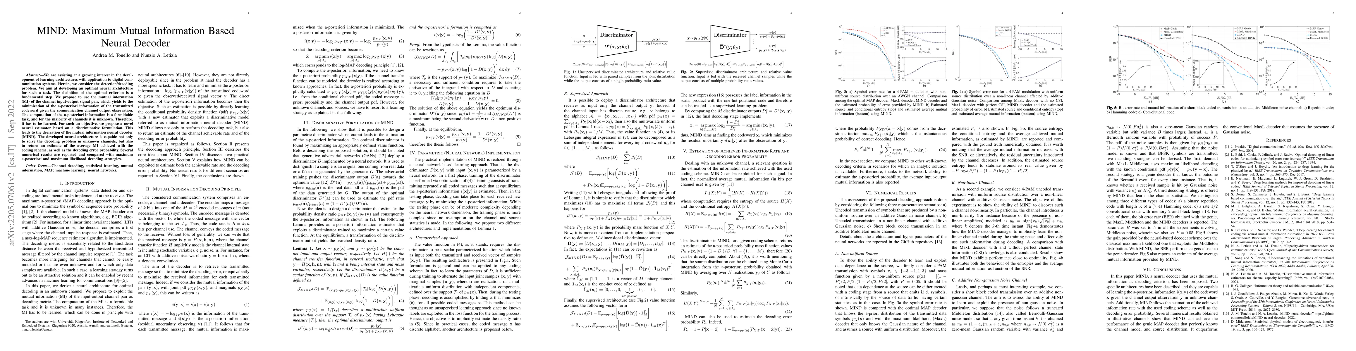 Thumbnail for MIND: Maximum Mutual Information Based Neural Decoder
