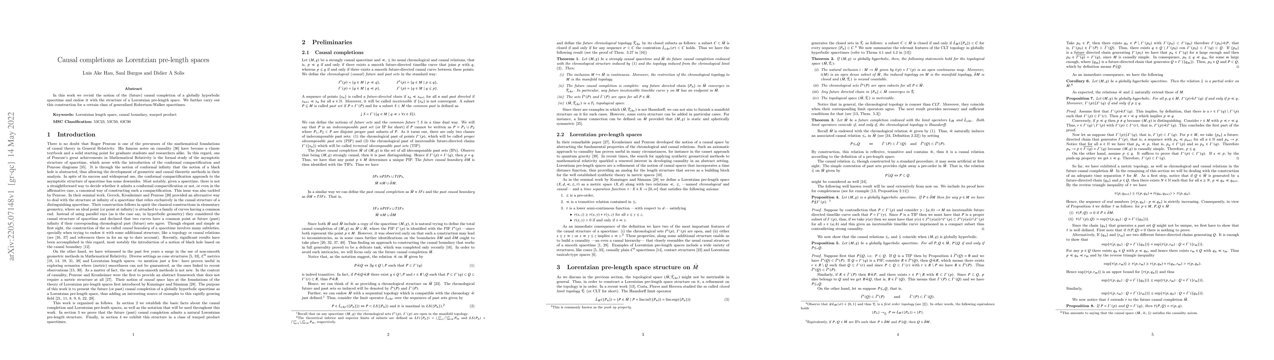 Thumbnail for Causal completions as Lorentzian pre-length spaces