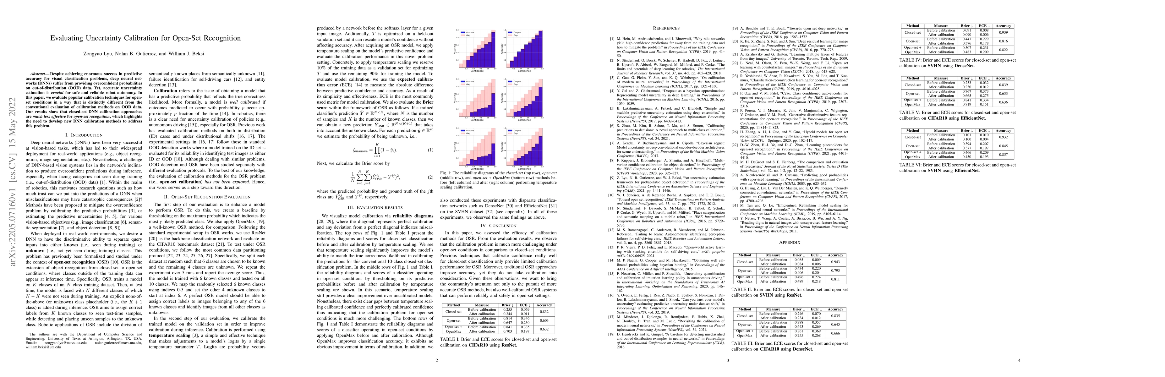 Thumbnail for Evaluating Uncertainty Calibration for Open-Set Recognition