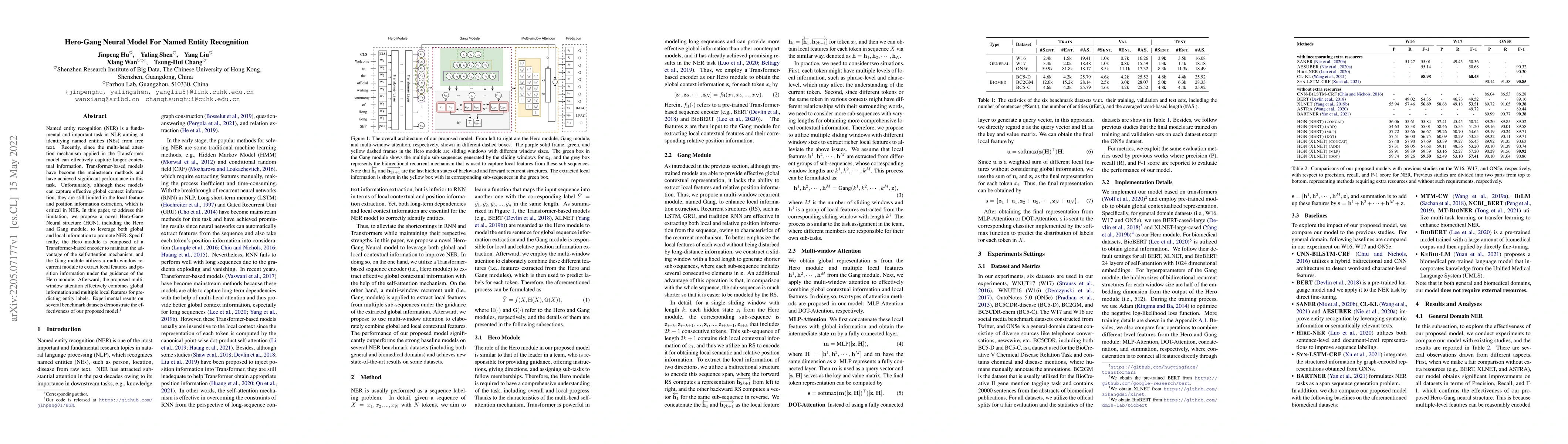 Thumbnail for Hero-Gang Neural Model For Named Entity Recognition