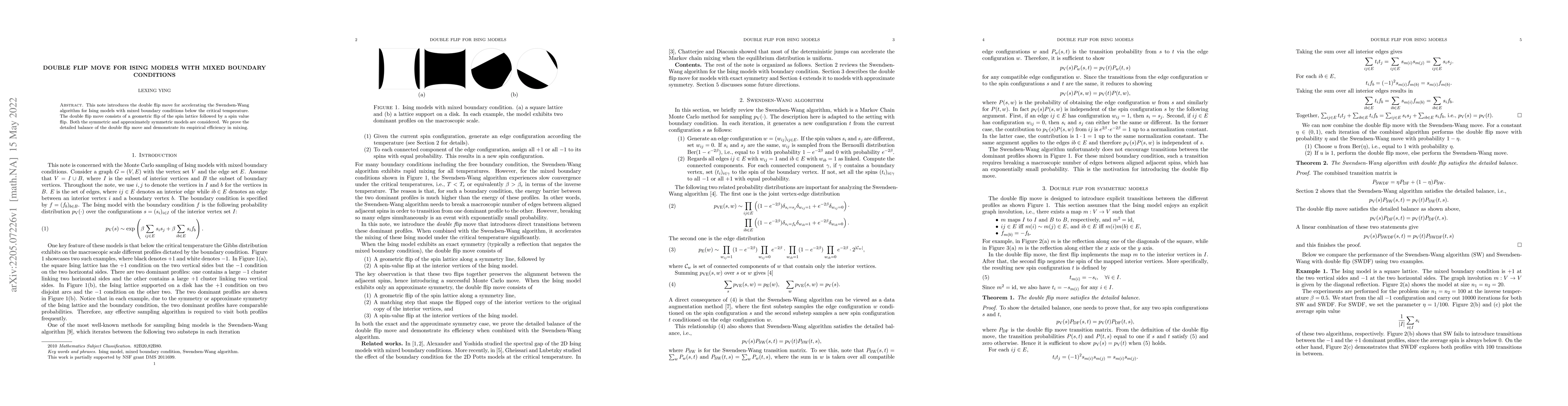 Thumbnail for Double Flip Move for Ising Models with Mixed Boundary Conditions